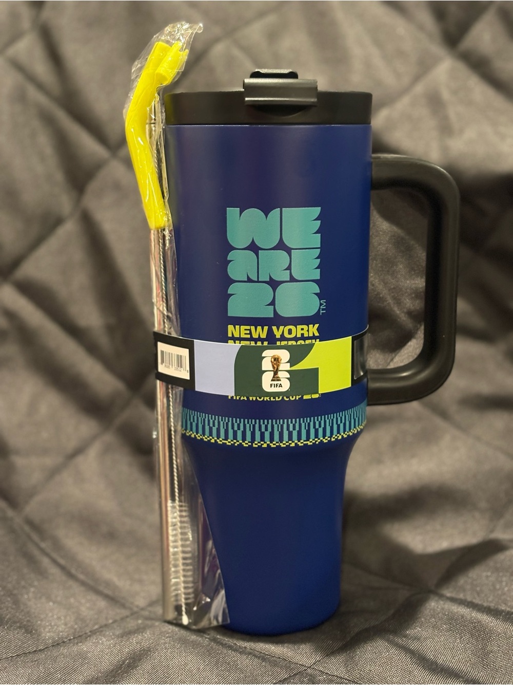 FIFA World Cup 2026 New York New Jersey 40oz Stainless Steel Tumbler NWT